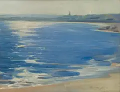 Henry Young Alison, Sea and Light (Fifeshire Coast Near Kirkcaldy and Dysart), 1926, oil on panel