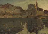 Jules Flour, Reflections, oil on board