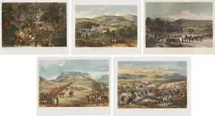 Henry Martens, Events in the K***** War, five, hand coloured etching on paper