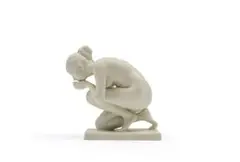 Ernst Wenck, Die Trinkende (The Drinking One), porcelain