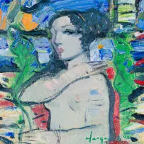 Joe Hargan, Portrait of a Nude, 1992, oil on canvas