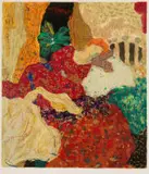 Roy Fairchild-Woodard, Red Dress, screenprint on paper