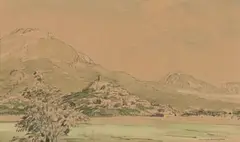 Near Cianetto Viarano by Muirhead Bone, watercolour on paper, offered Oct 2025