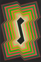 Ambiguité RV by Jean-Pierre Yvaral, 1975, colour screenprint on paper, sold Oct 2025
