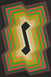 Jean-Pierre Yvaral, Ambiguité RV, 1975, colour screenprint on paper