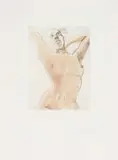 Jim Dine, Little Nude, 1982, halcography, drypoint and aquatint etching on BFK Rives paper