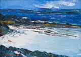 Frances Macdonald, Beach near the Marble Quarry, Iona, oil on canvas