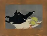Georges Braque, Théière et Citrons (Teapot and Lemons) (Valliers 44), 1949, lithograph on Arches wove paper