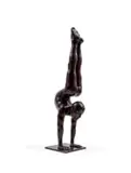 Mauro Corda, Contorsionniste III - Homme (Contortionist III - Man), 2006, bronze with a brown patina