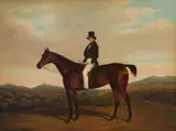 James Loder, An English Squire on Horseback, 1810, oil on canvas