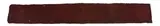 Raffia wrap skirt by Kuba Peoples Unrecorded artist, rectangular woven maroon raffia palm panels with rounded edges on one side, decorated with geometric patterns and pompom, offered Feb 2025