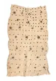 Pongo (barkcloth) by Mbuti Peoples Unrecorded artist, fig bark loincloth with patterns of stars and dots in natural pigments, sold Feb 2025