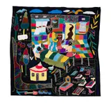 Mapula Embroidery Project, Hospice, embroidery on fabric