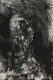Robert Hodgins, Head, 2005, etching on paper
