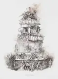 Diane Victor, Pyramid Scheme, 2019, three colour lithograph on paper