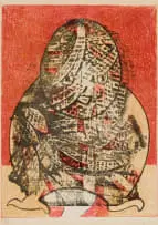 Max Ernst, Hibou, lithograph on paper