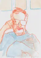 Jan Neethling, Hodgins, watercolour on paper