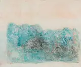 Shōichi Hasegawa, Village dans l'Ombre (Village in the Shadows), colour etching on paper