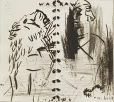 Mirror Notebook by Deborah Bell, etching on paper, sold Jan 2026