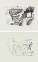 Harold Rubin, Sharpeville, two, 1960, photolithograph on paper