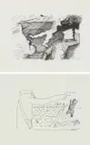 Harold Rubin, Sharpeville, two, 1960, photolithograph on paper