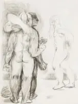 Deborah Bell, Noli Me Tangere, 1992, etching on paper