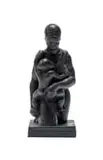 Moses Kottler, Mother and Child, 1941, bronze with a dark brown patina