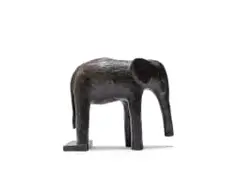 Elephant by Guy Du Toit, 2017, bronze with a dark brown patina, sold Nov 2025