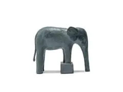 Elephant Standing on a Block by Guy Du Toit, 2017, bronze with a grey patina, sold Nov 2025
