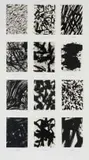William Kentridge, Colour Chart I, 2012, linocut on handmade sisal-cotton paper