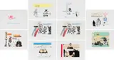 Robert Hodgins, Ubu Centenaire: Histoire d'un Farceur Criminel (Ubu Centenary: Story of a Criminal Prankster), ten, 1996, colour lithograph and screenprint on paper
