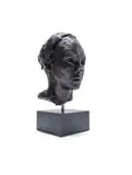Lionel Smit, Small Malay Girl, 2010, bronze with a dark brown patina, on a painted steel base