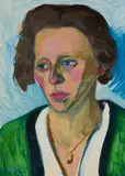 Portrait of a Woman by Maggie Laubser, 1924, oil on paper, sold Nov 2025