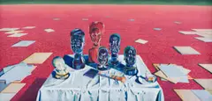 Margaret Nel, Altar, oil on canvas