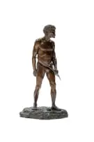 Anton van Wouw, Bushman Hunter, 1902, bronze with a brown patina; cast by the Massa foundry, Rome