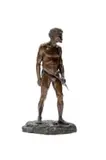 Anton van Wouw, Bushman Hunter, 1902, bronze with a brown patina; cast by the Massa foundry, Rome