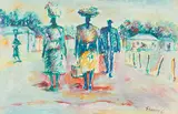 Gerard Sekoto, Walking Figures