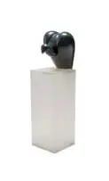 Brett Murray, Capture, 2016, bronze with a black patina, on an acrylic base