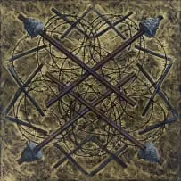 Helmut Starcke, Arabesque, 1994, acrylic on canvas