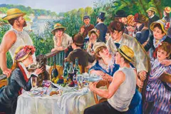 Gerhard Batha, After Renoir, Luncheon of the Boating Party, oil on canvas