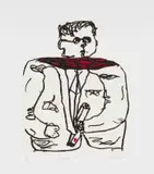 Robert Hodgins, Graduate, 2008, colour etching on paper