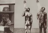 Sam Nhlengethwa, Miners Showering
