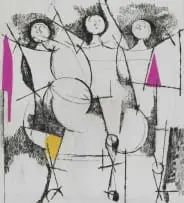 I giochi by Marino Marini, aquatint and drypoint etching on paper, offered Dec 2025