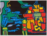 Walter Battiss, Limpopo, colour screenprint on paper