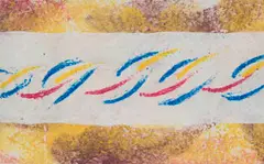 Durant Sihlali, Shongololo II-II, 2000, mixed media with pigment and handmade paper