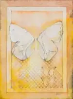 Michael Heyns, Butterfly Wings, 1982, mixed media on paper