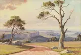 Christopher Tugwell, Gravel Pathway in the Mountains, oil on canvas laid down on board