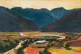 Philip Erskine, Hex in Autumn, oil on board
