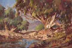 Johannes Oldert, Oudtshoorn Way, Cape, oil on board