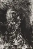 Robert Hodgins, Head, 2005, etching on paper
